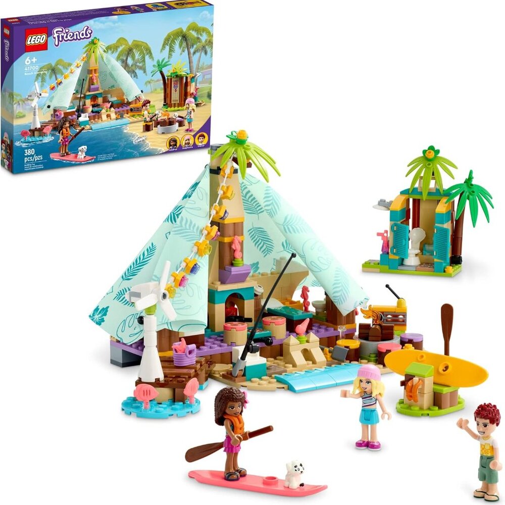 Lego  Friends Beach Glamping 41700  Brand New